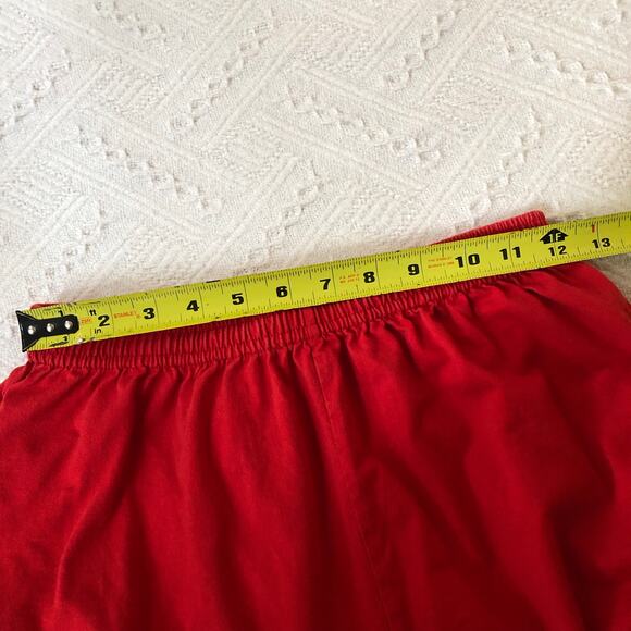 VTG 90s Russel Athletics Sweatpants M Red Lightweight 100% Cotton Pockets USA - Picture 9 of 10